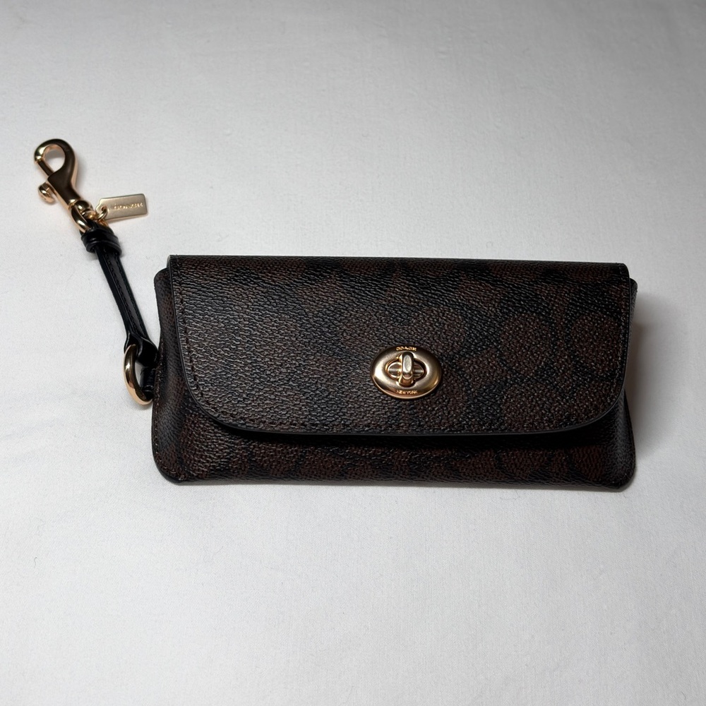 Coach Brown Sunglasses Case